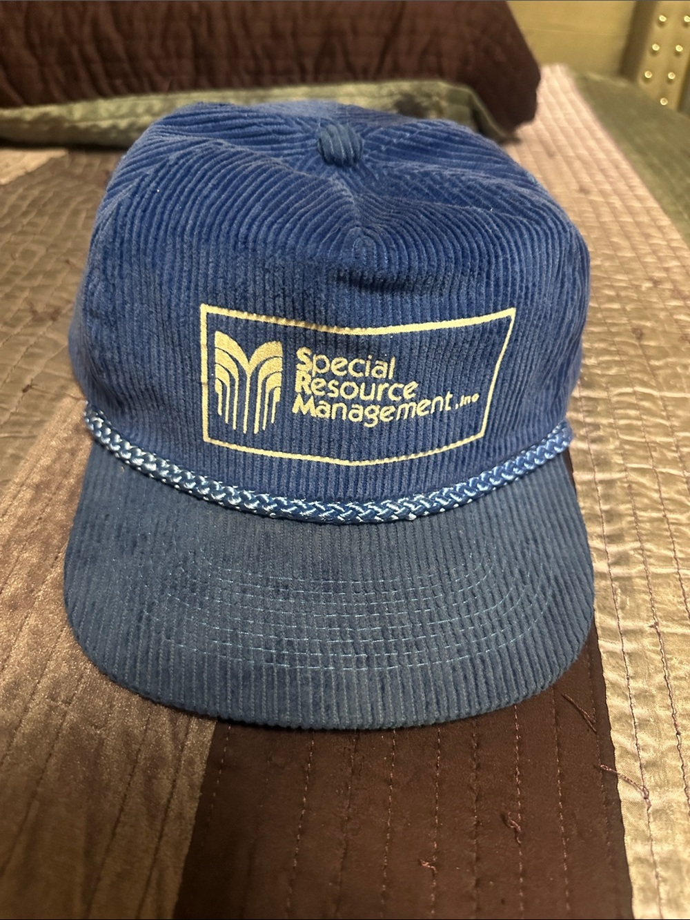 Blue Corduroy Cap Special Resource Management